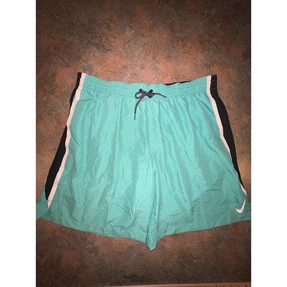 Nike Men's Swim Shorts, XXL, Turquoise‎ & Black - Picture 1 of 10